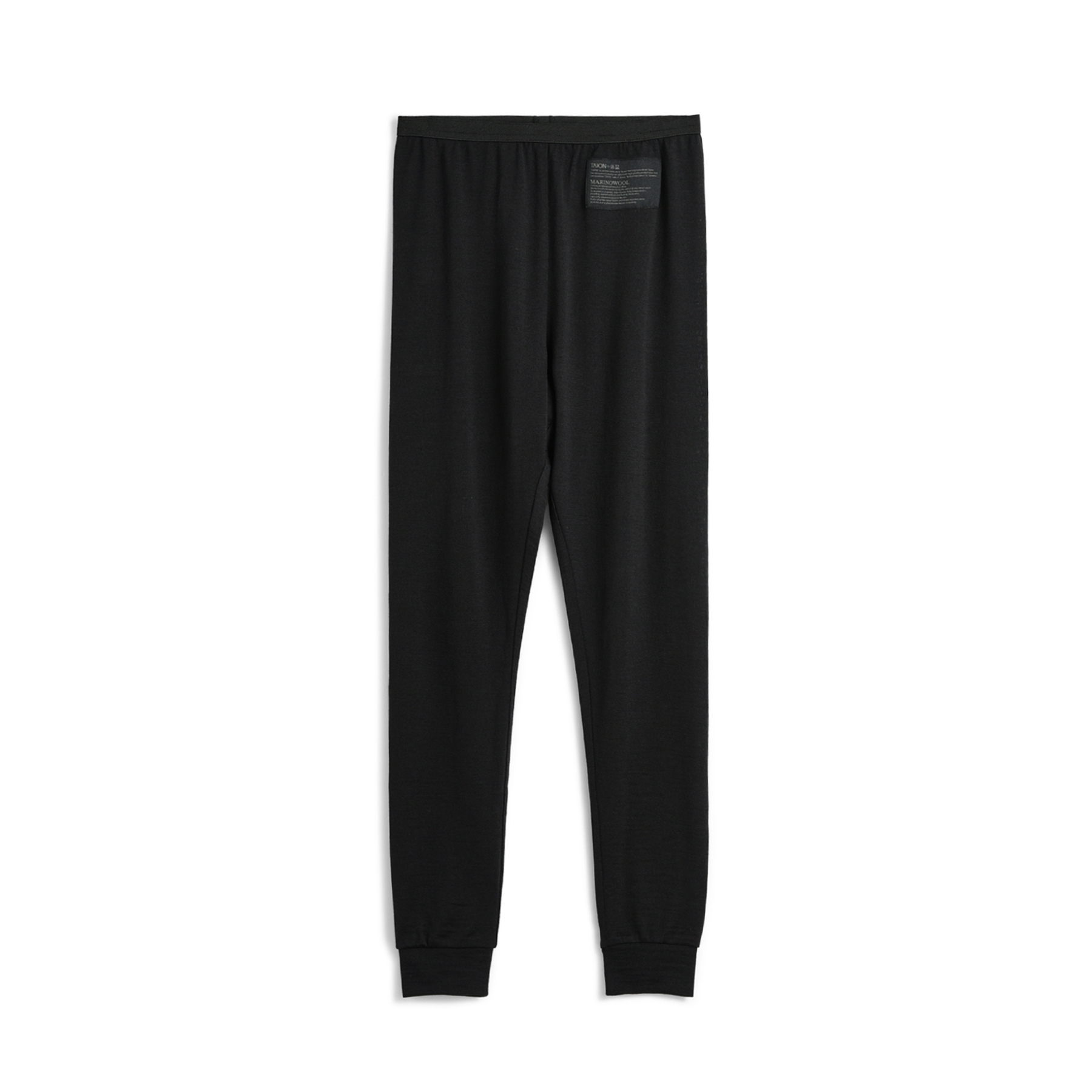 メリノウール アンダーウェア ロングレギンス（メンズ） / TAION－U31MWMT ブラック ［25FW］|タイオン / TAION