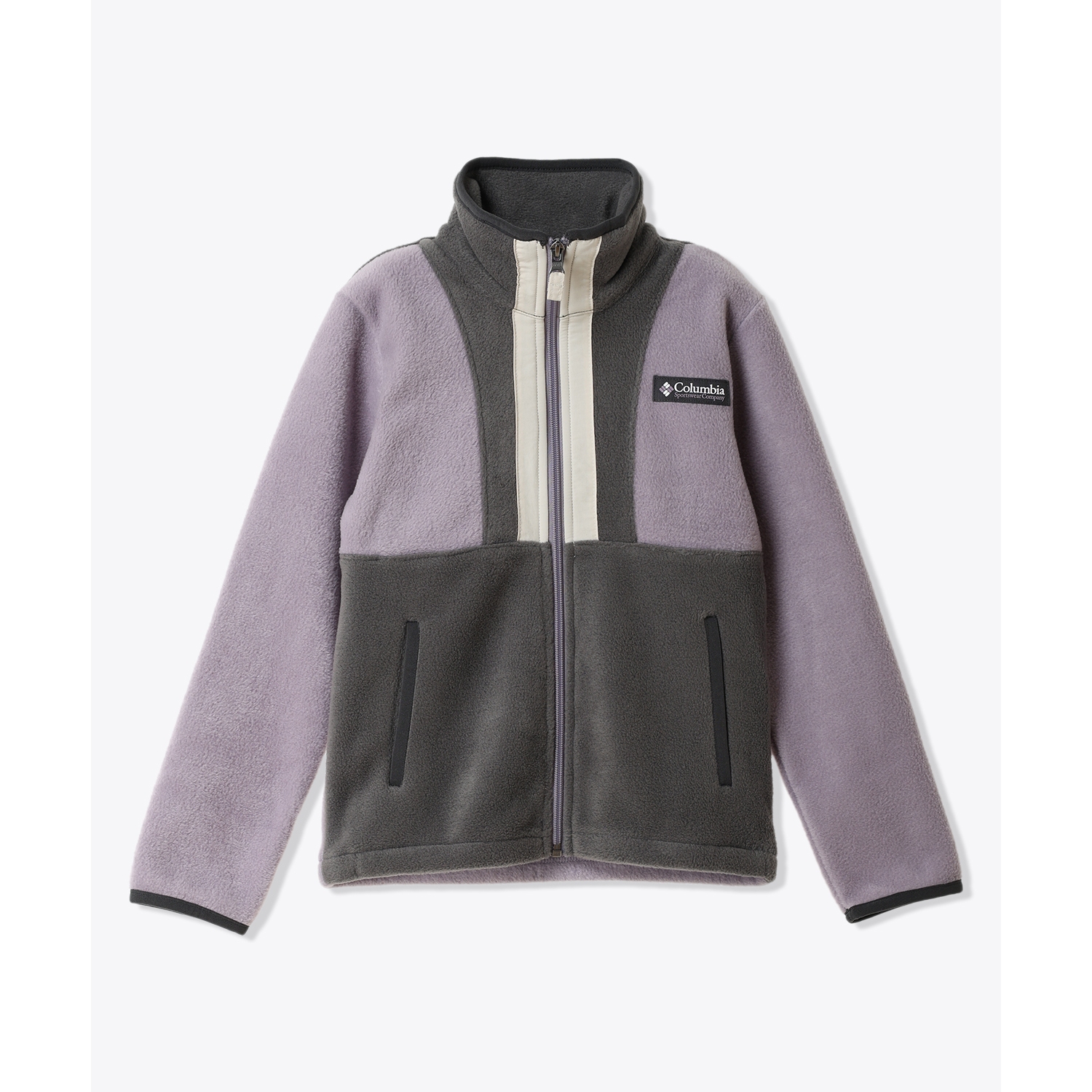 コロンビア / Columbia（コロンビア） | バックボールIIフルジップフリース（キッズ） / AY1893 554 Shale Purple Shark Dark Stone ［25FW］