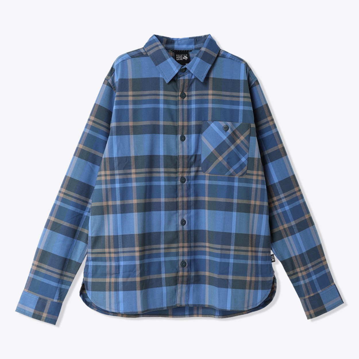 MOUNTAIN HARDWEAR（マウンテンハードウェア） | ボイジャーワンロングスリーブフランネル（メンズ） / OE0719 429 Moon Blue Amsterdam Plaid ［25FW］