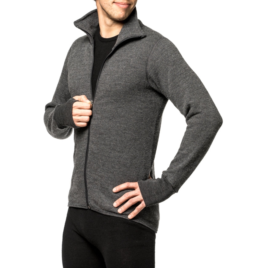 Woolpower / ウールパワー（ウールパワー） | ウールパワー フルジップジャケット 400 （ユニセックス） / 7234 グレー ［25FW］