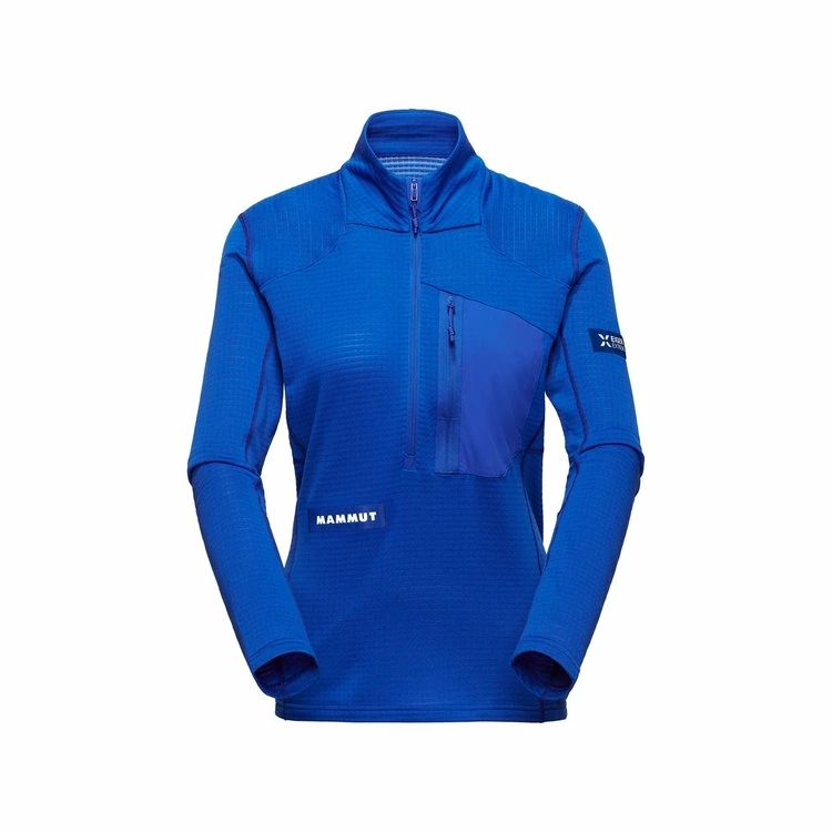 マムート / MAMMUT（ー） | アイガー ノードワンド アドバンスド ファーストレイヤー ハーフジップ プル（レディース） /1016-01780 50643 eiger blue [25FW]
