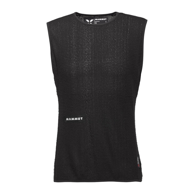 アイガー ノードワンド ファーストレイヤー エア メッシュ ベスト（メンズ） /1017-06870 0001 black [25FW]|マムート / MAMMUT