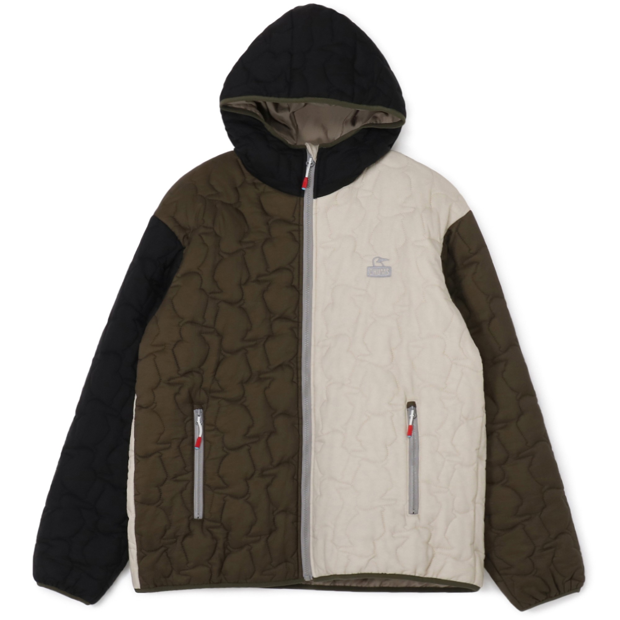 ブービーステッチパテッドパーカー（ユニセックス） / Booby Stitch Padded Parka CH04-1468 CH14-1468 Geige Crazy ［25FW］|チャムス / CHUMS