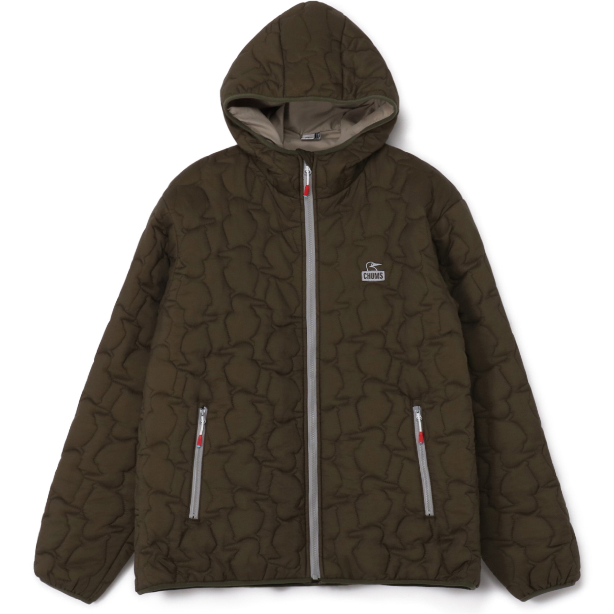 ブービーステッチパテッドパーカー（ユニセックス） / Booby Stitch Padded Parka CH04-1468 CH14-1468 Olive ［25FW］|チャムス / CHUMS