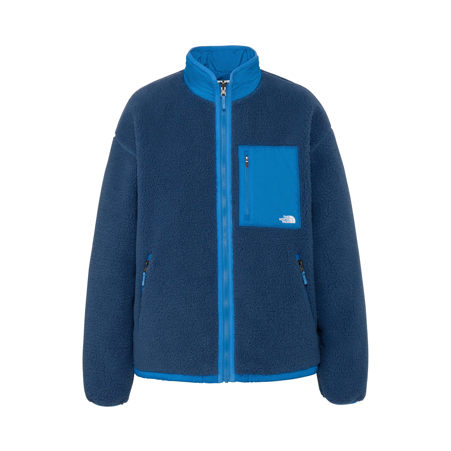 ザ・ノース・フェイス / THE NORTH FACE（ノースフェイス） | リバーシブルエクストリームパイルフリースジャケット（ユニセックス） / NP72536 マウンテンブルー×クリアレイクブルー・OC ［25FW］