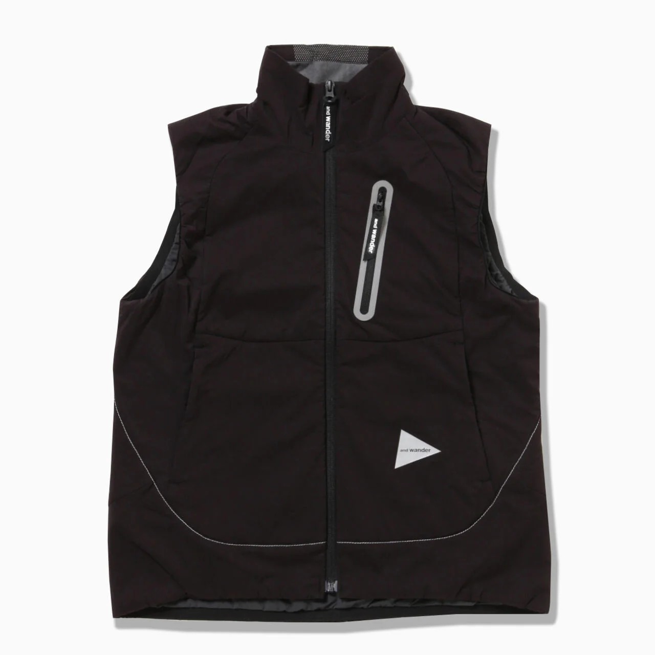 アンドワンダー / and wander（アンドワンダー） | alpha AIR vest（ユニセックス） / 5231016 black ［25FW］