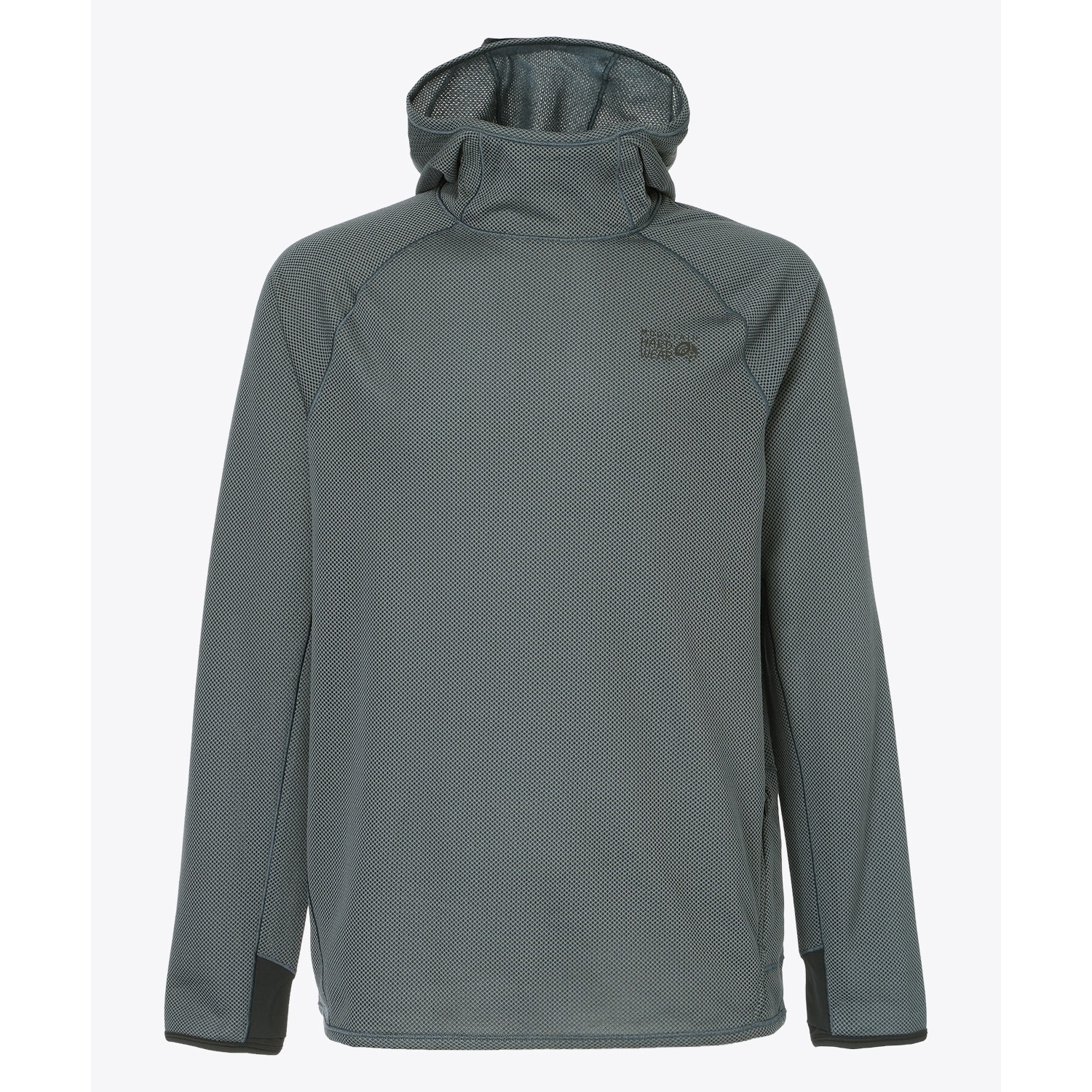 MOUNTAIN HARDWEAR マウンテンハードウェア まうんてんはーどうぇあ | エアメッシュフーディ（メンズ） / AirMesh Long Sleeve Hoody OM1295 430 Moon Blue ［25FW］