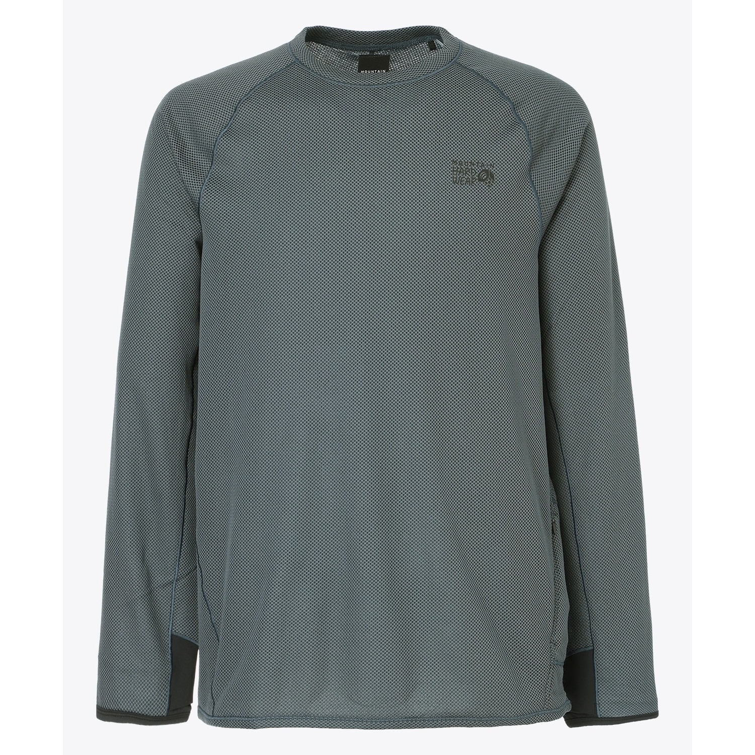 エアメッシュロングスリーブクルー（メンズ） / AirMesh Long Sleeve OM1302 430 Moon Blue ［25FW］|MOUNTAIN HARDWEAR