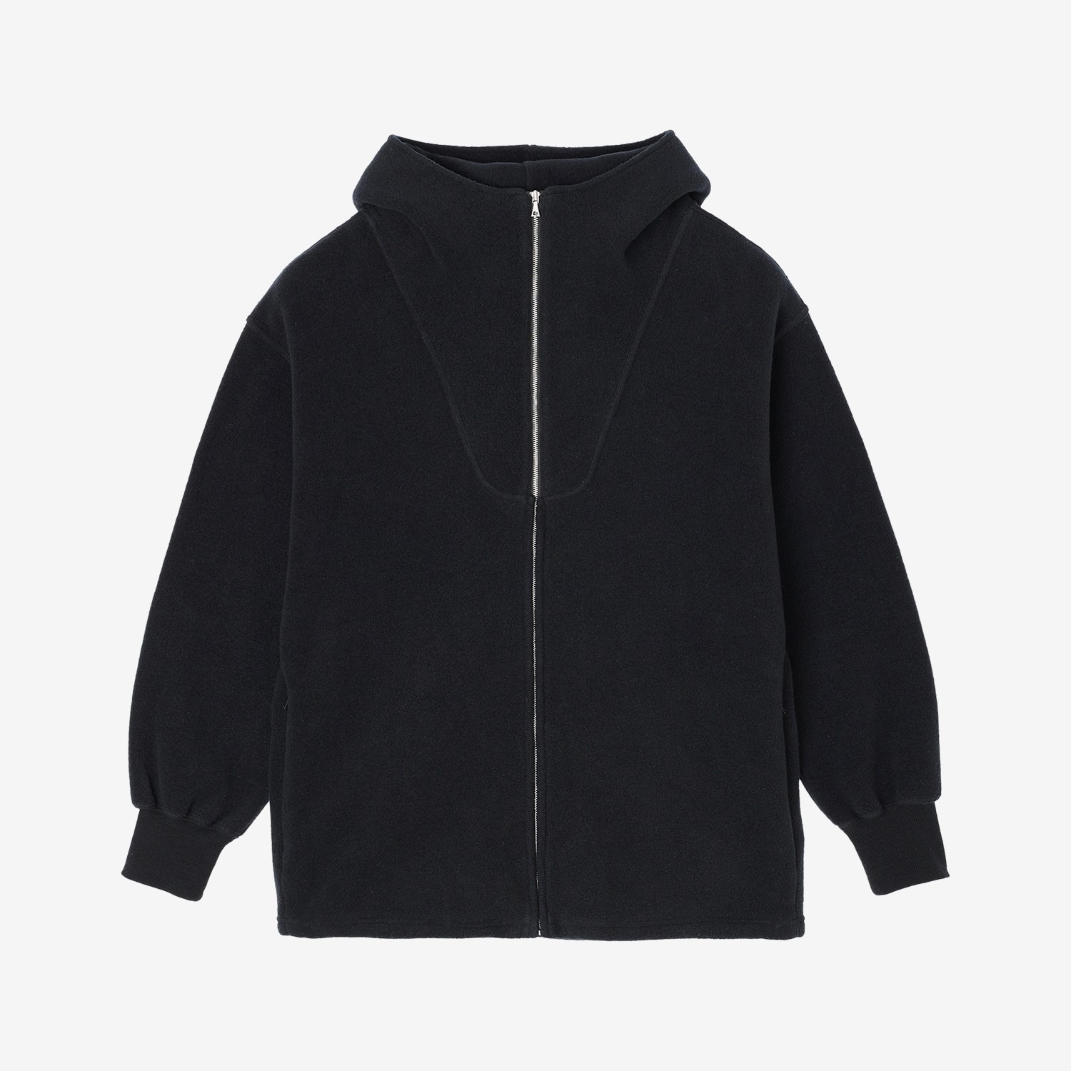 icebreaker アイスブレーカー あいすぶれーかー | メリノブレンド 800 リアルフリース クラシック パイル LS ジップフーディー（ユニセックス） / IB0A57DH ブラック・01 ［25FW］