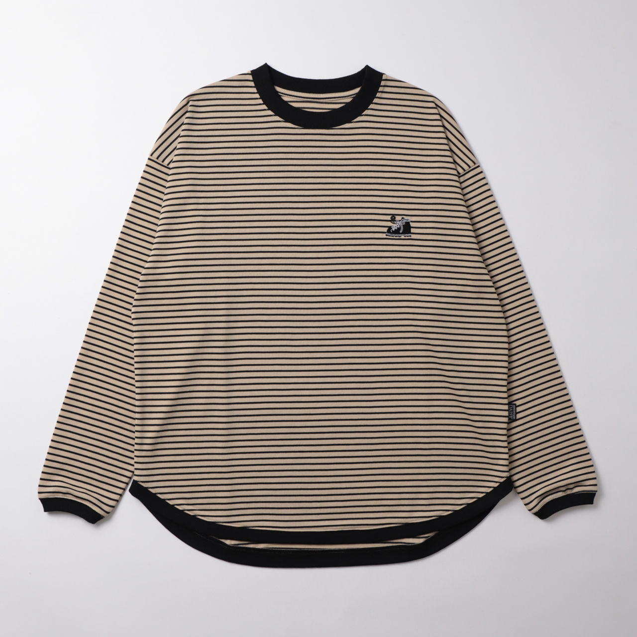 MOUNTAIN DAISY PRODUCTS（マウンテンデイジープロダクツ） | 【四角友里ブランド】Hike Border NAGASODE Tee（ウィメンズ） / MDP25206 TONBI【トンビ】 ［25FW］