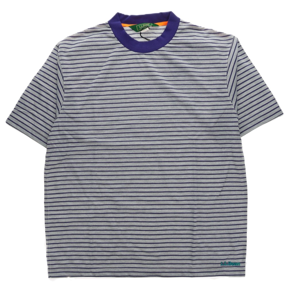 エルエルビーン / L.L.Bean（エルエルビーン） | メンズ ジョーンズポート・ストライプ・ティ（メンズ） / Jonesport Stripe Tee 54751048 Violet×Lt． Grey×Charcoal ［25SS］