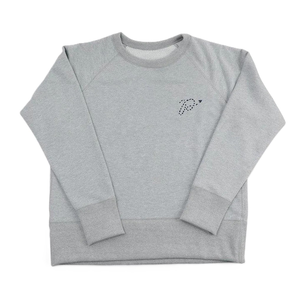 ペーパースカイ / PAPERSKY（ペーパースカイ） | PAPERSKY TOOLS Fastpacker Sweat Trainer - P LOGO （STICH）（ユニセックス） / PS081 GY Grey ［25FW］