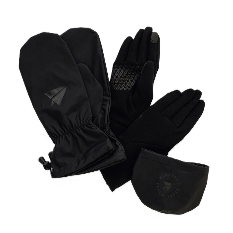 ペーパースカイ / PAPERSKY（ペーパースカイ） | PAPERSKY TOOLS Trail Glove Set（ユニセックス） / トレイルグローブセット PS088 BK/BK BLACK/BLACK ［25FW］