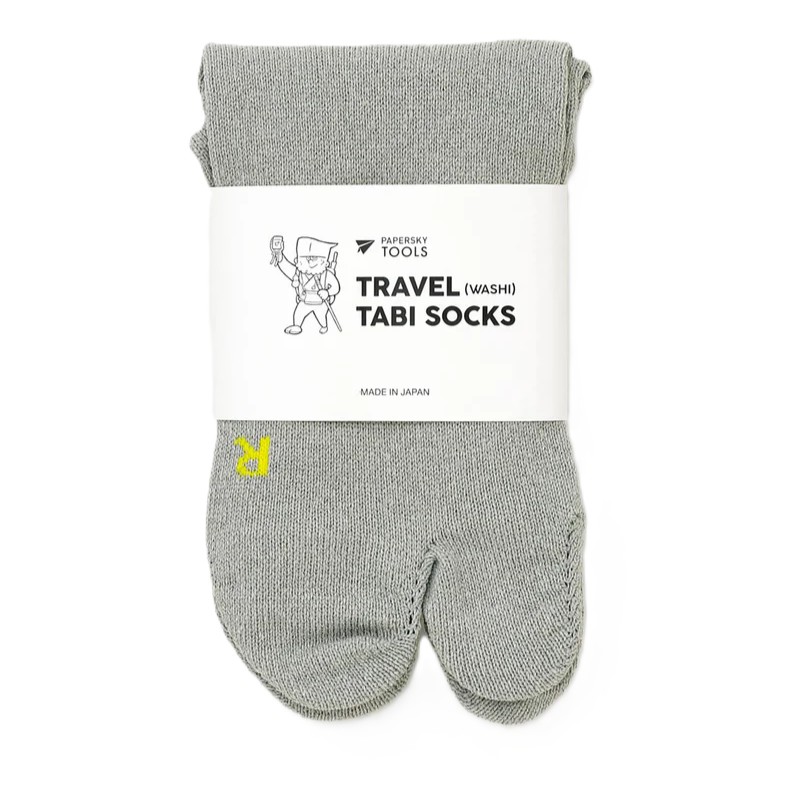 ペーパースカイ / PAPERSKY（ペーパースカイ） | PAPERSKY TOOLS TRAVEL TABI SOCKS （WASHI） ユニセックス / PS117 118 GY GRAY ［25FW］
