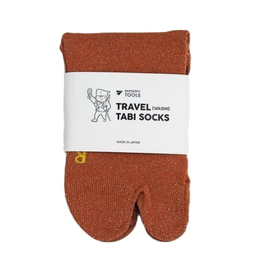 ペーパースカイ / PAPERSKY（ペーパースカイ） | PAPERSKY TOOLS TRAVEL TABI SOCKS （WASHI） ユニセックス / PS117 118 OR ORANGE ［25FW］