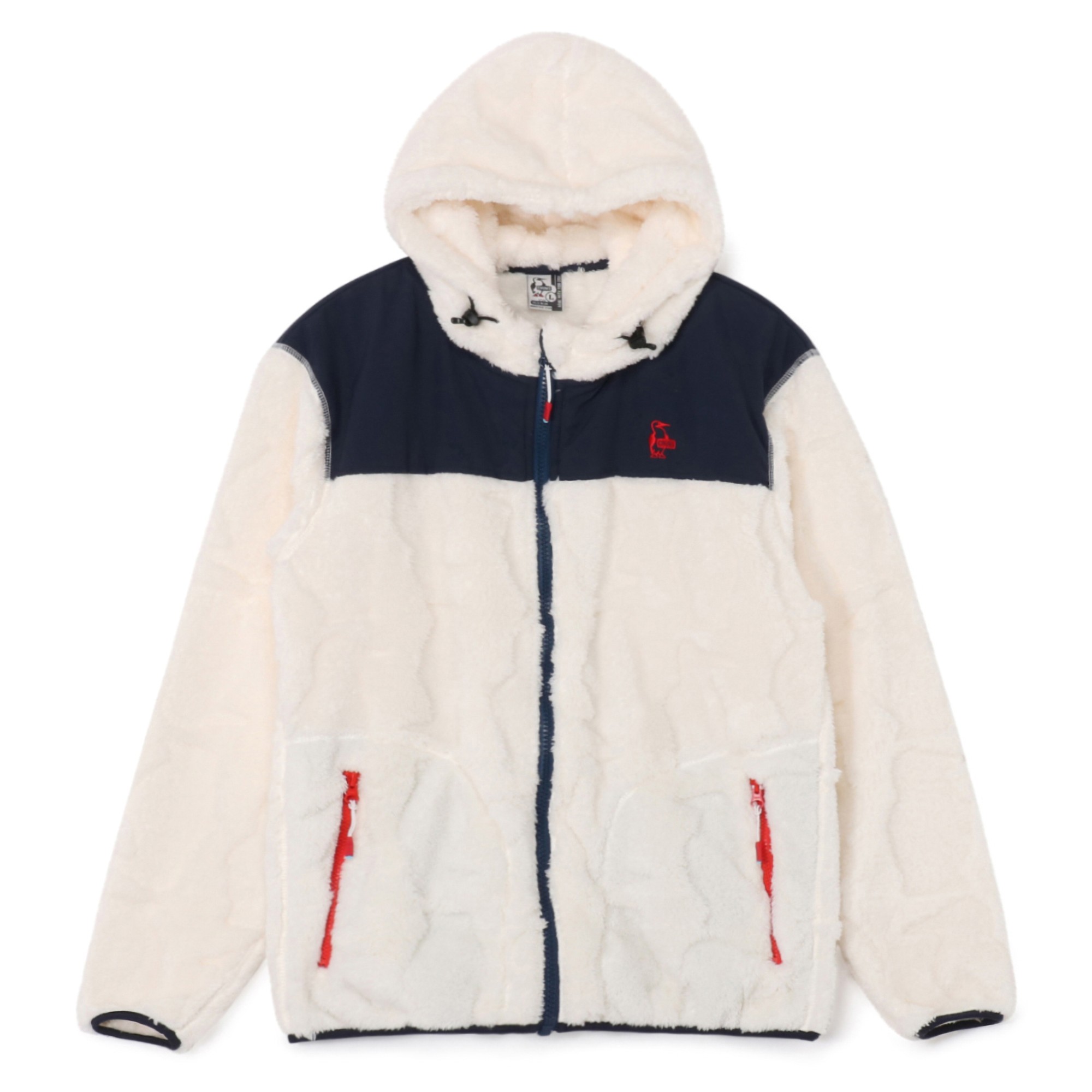 チャムス / CHUMS（チャムス） | ブービーエルモジップパーカー（ユニセックス） / CH04－1479 White/Navy ［25FW］