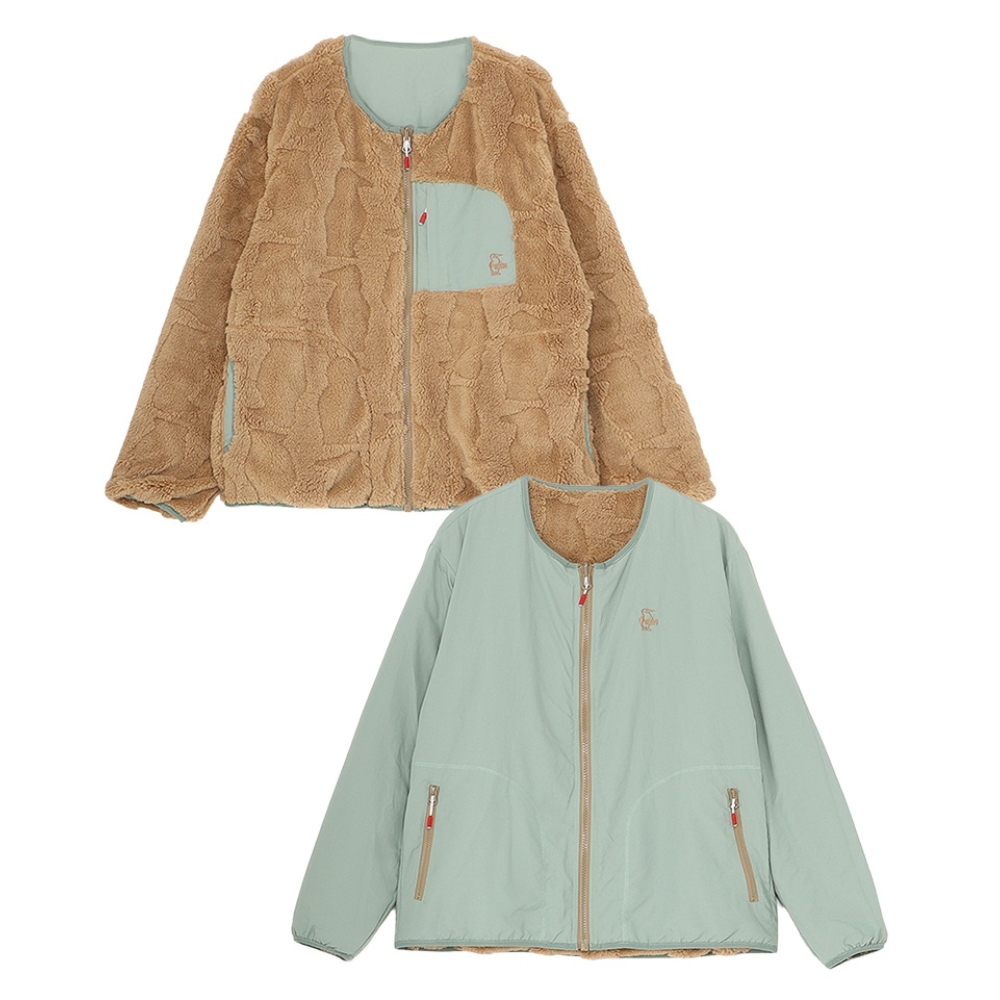 チャムス / CHUMS（チャムス） | ブービーエルモリバーシブルジャケット（ウィメンズ） / CH14－1478 White/Navy ［25FW］