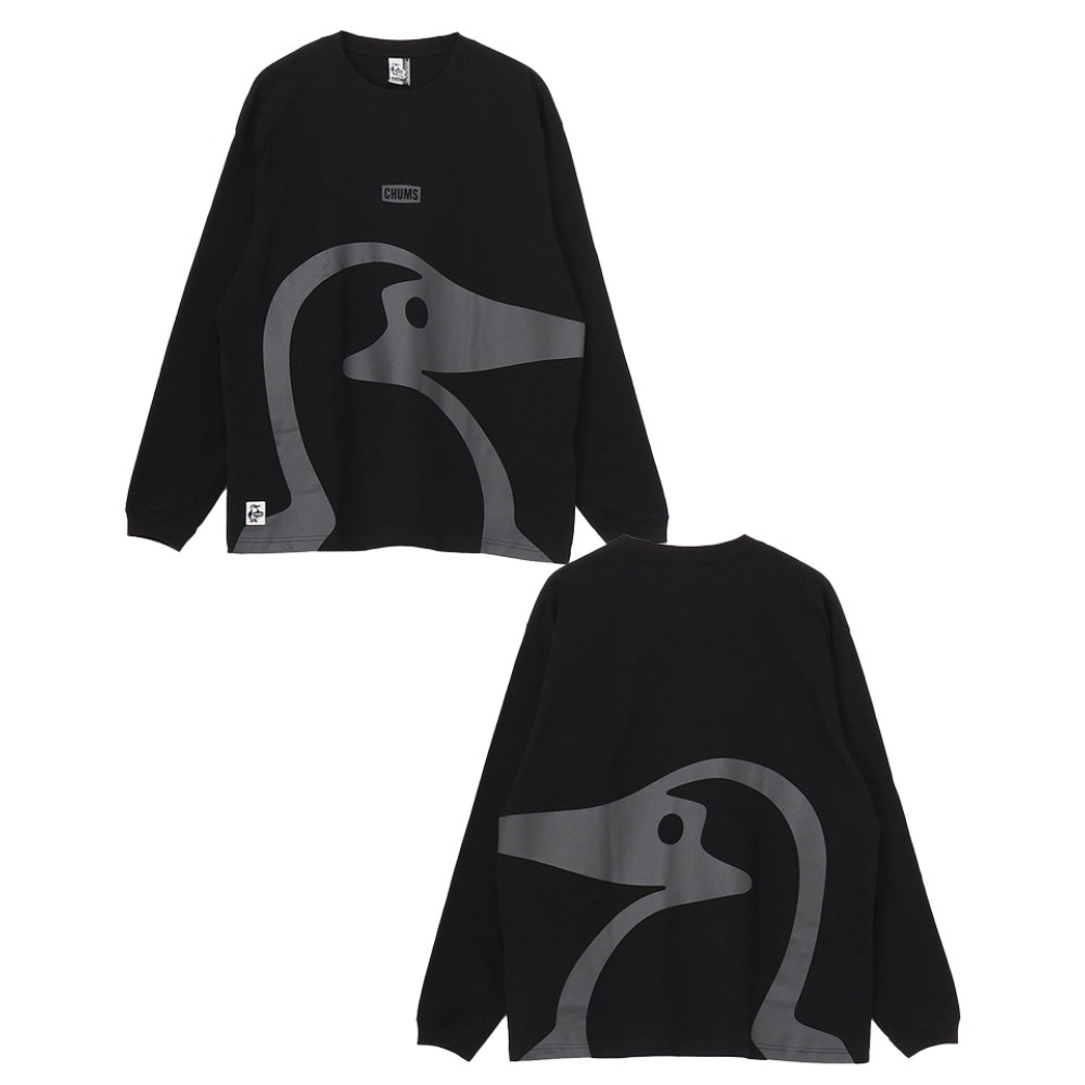 チャムス / CHUMS（チャムス） | ビッグブービーブラッシュドロングスリーブTシャツ（ユニセックス） / CH01－2663 Black ［25FW］