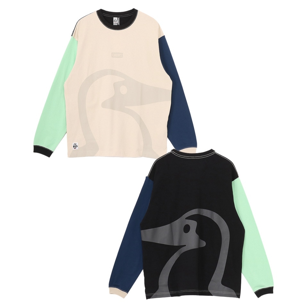 チャムス / CHUMS（チャムス） | ビッグブービーブラッシュドロングスリーブTシャツ（ユニセックス） / CH01－2663 Mint Crazy ［25FW］