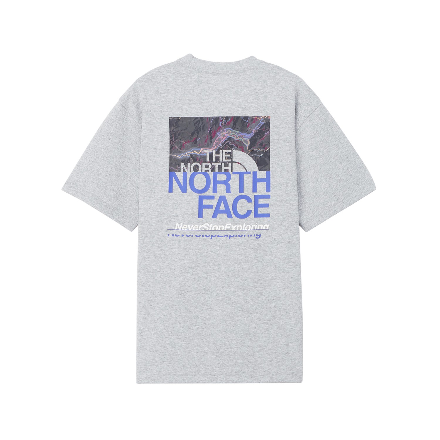 ザ・ノース・フェイス / THE NORTH FACE（ノースフェイス） | ショートスリーブハーフスウィッチングロゴティー（メンズ） / NT32458 ミックスグレー・Z