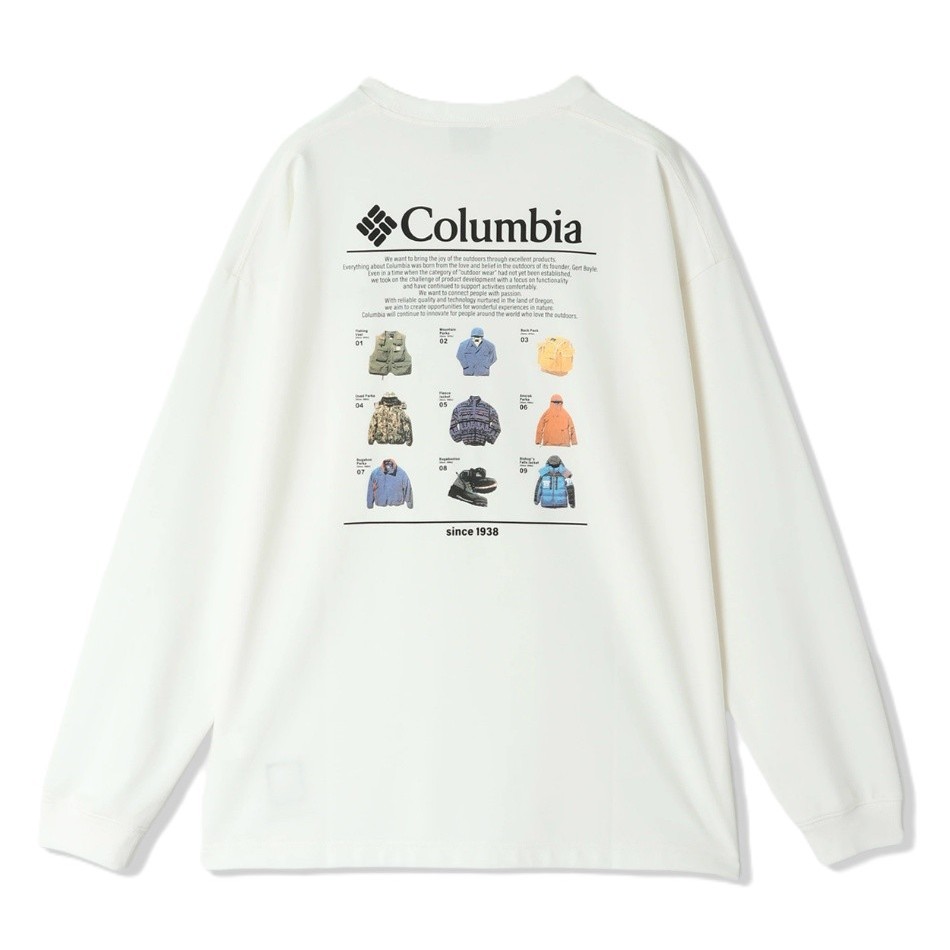 コロンビア / Columbia（コロンビア） | 【アウトレット】ロストブルックロングスリーブグラフィックTシャツ（ユニセックス） / PM0325 125 Sea Salt