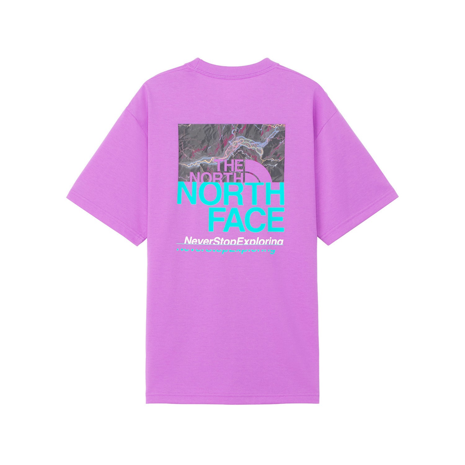 ザ・ノース・フェイス / THE NORTH FACE（ノースフェイス） | ショートスリーブハーフスウィッチングロゴティー（メンズ） / NT32458 オーバジーン・AB