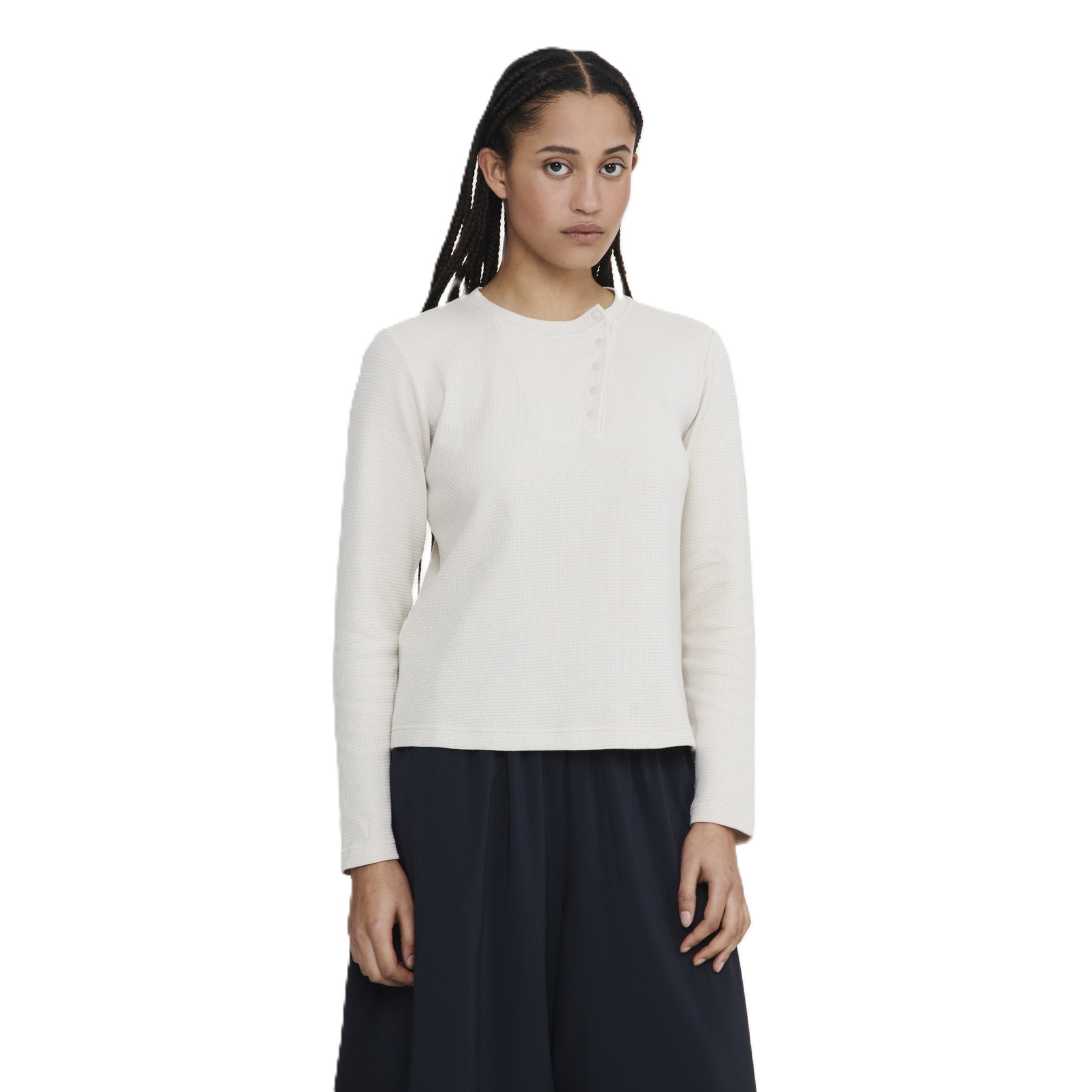 AIGLE / エーグル（エーグル） | 【アウトレット】UVC ワッフルロングスリーブTシャツ（ウィメンズ） / ZTFAT47 004 セーブル