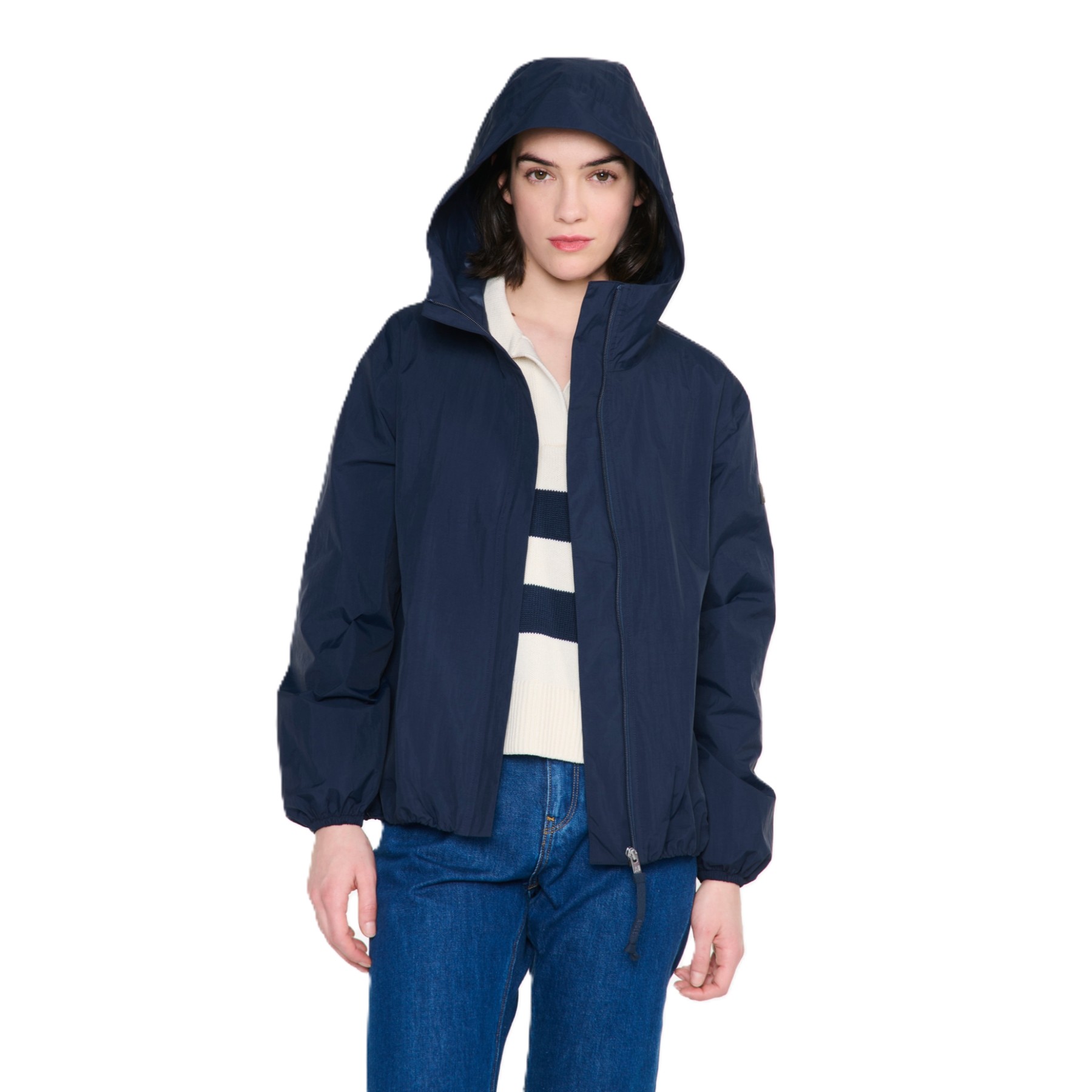 AIGLE / エーグル（エーグル） | 透湿防水 フーデッド ジャケット（ウィメンズ） / ZBFAJ15 00E ネイビー