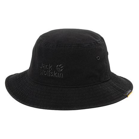 じゃっくうるふすきん | 【アウトレット】オーガニックコットン バケットハット（ユニセックス） / STL COTTON BUCKET HAT N 5025051 6000 ブラック