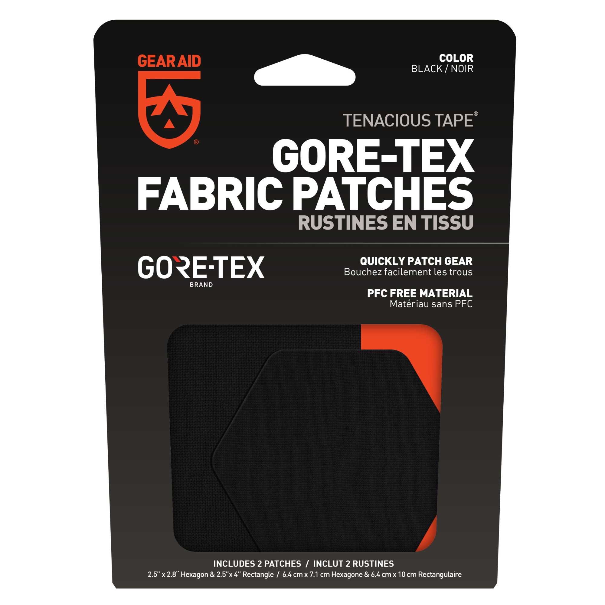 GORE-TEX リペアパッチ / 14040 ブラック|ギアエイド / GEAR AID