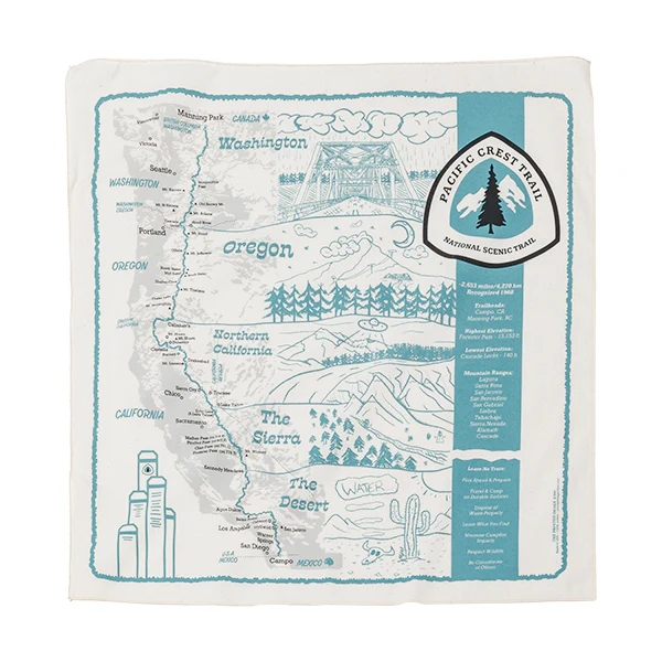 ﾌﾟﾘﾝﾃｨｯﾄﾞｲﾒｰｼﾞ / The Printed Image（プリンティッドイメージ） | ネイチャープリントバンダナ / パシフィッククレストトレイル 11180001000058