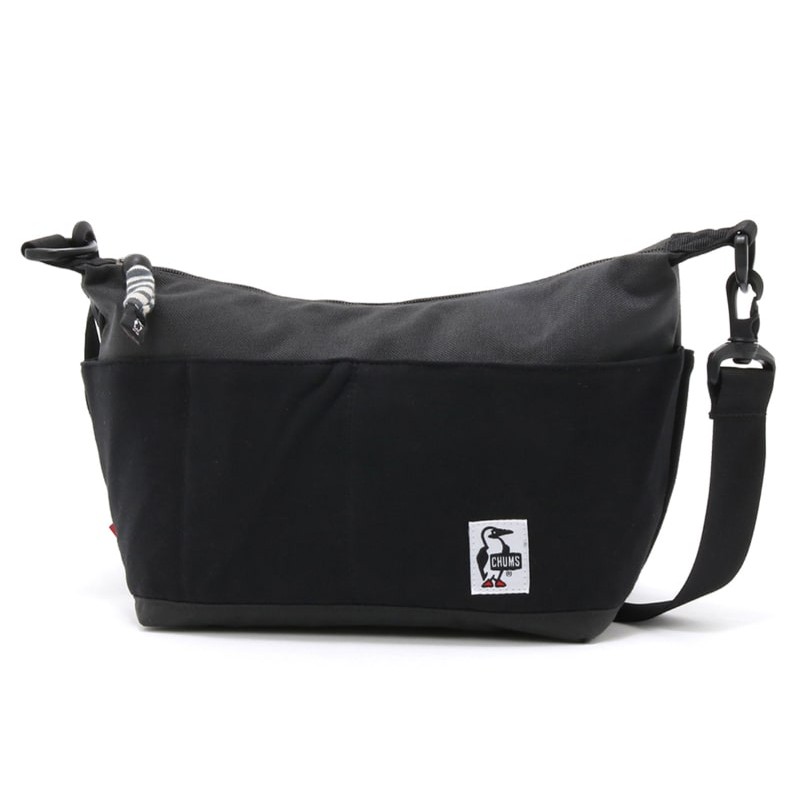 チャムス / CHUMS（チャムス） | コレクトショルダースウェットナイロン（ショルダーバッグ） / CH60-3608 Black/Charcoal ［25FW］