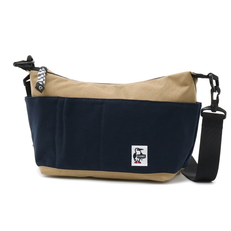 チャムス / CHUMS（チャムス） | コレクトショルダースウェットナイロン（ショルダーバッグ） / CH60-3608 Navy/Beige ［25FW］