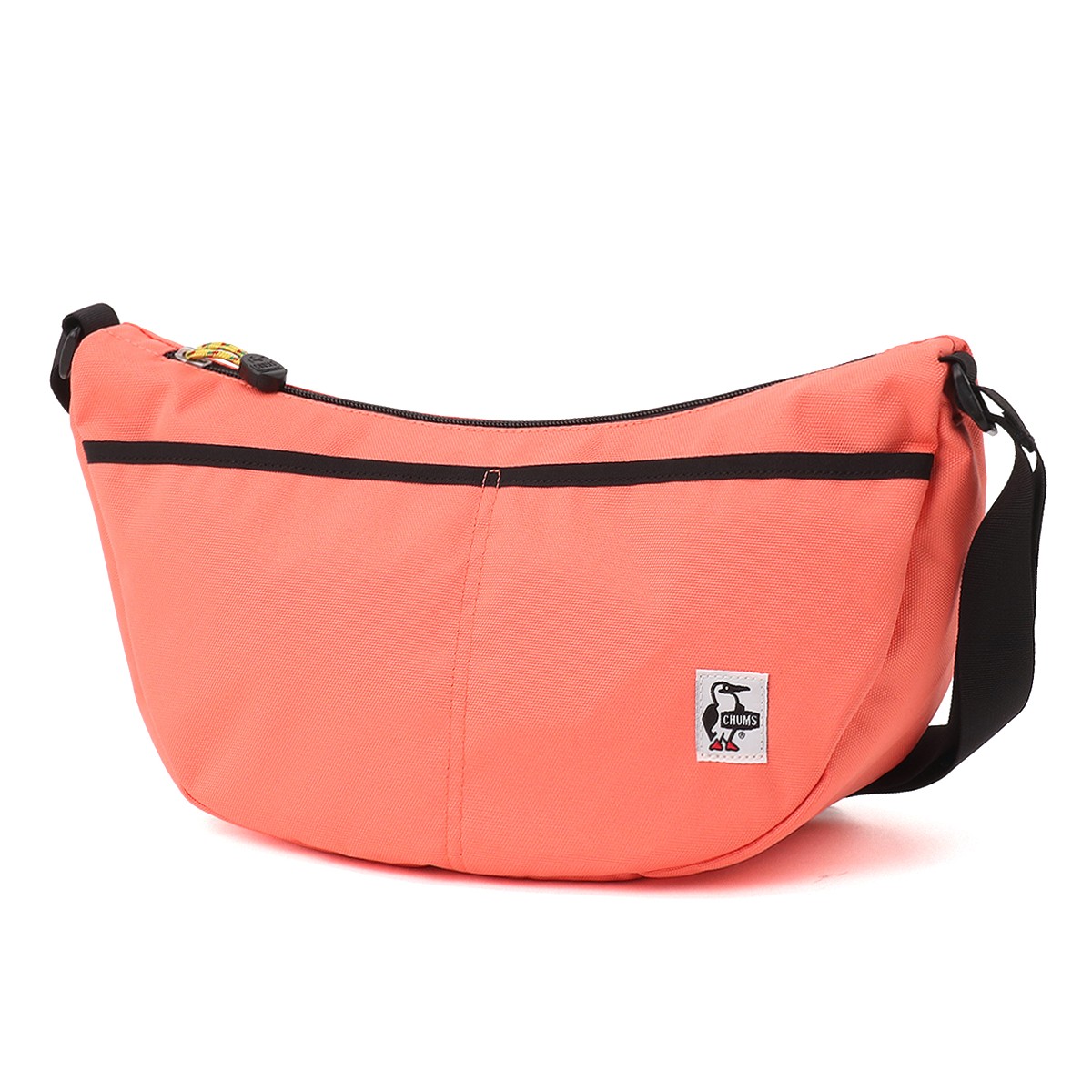 リサイクルスモールバナナショルダーバッグ（ショルダーバッグ） / CH60-3962 Coral Orange ［25FW］|チャムス / CHUMS