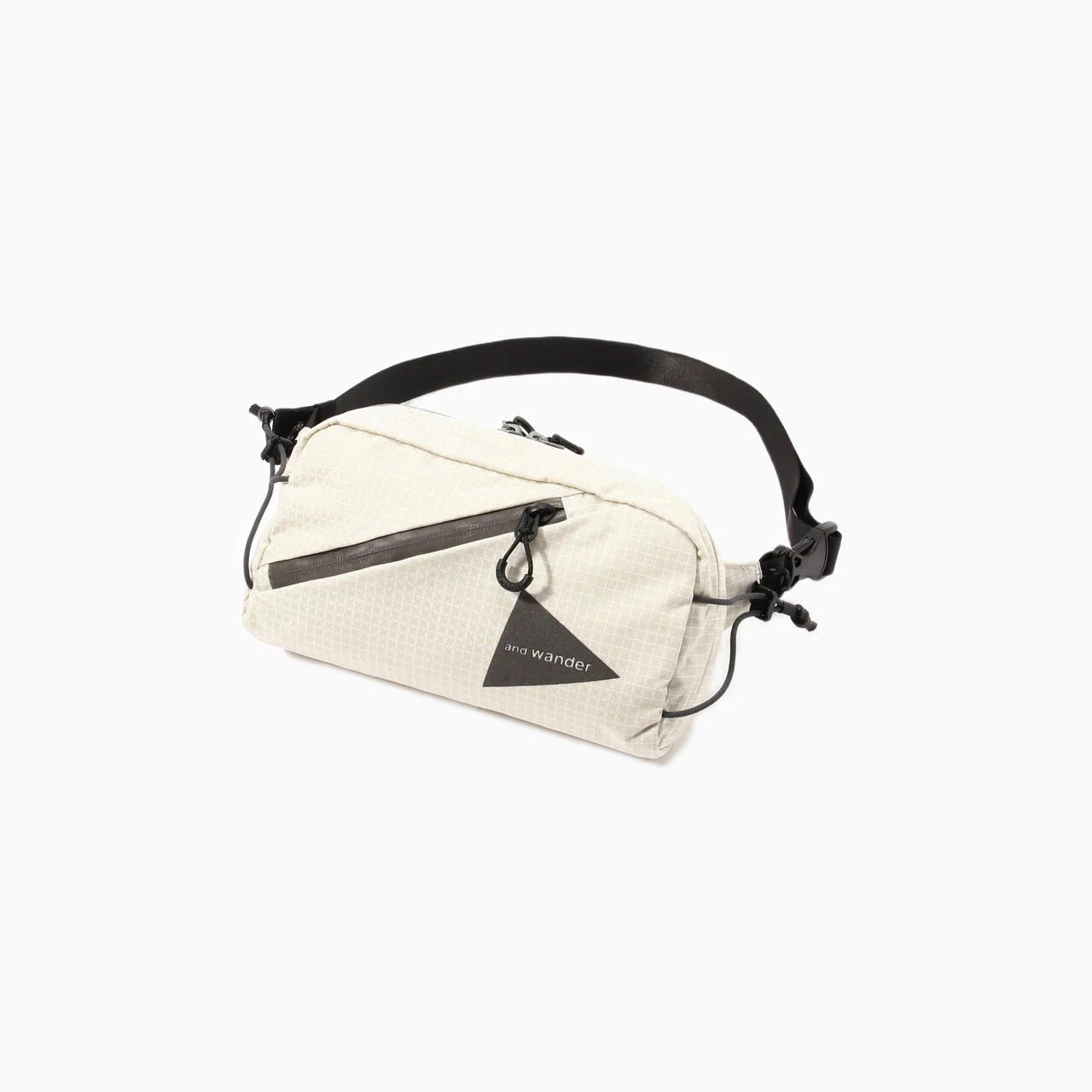 アンドワンダー / and wander（アンドワンダー） | ocean rip waist bag / 5975118 off white ［25FW］