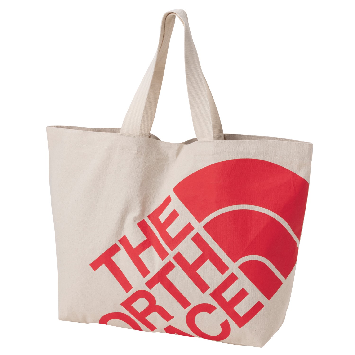 ザ・ノース・フェイス / THE NORTH FACE（ノースフェイス） | ランプトートL / RAMP TOTE L NM72607 ナチュラル×ファイアリーレッド・NR ［26SS］