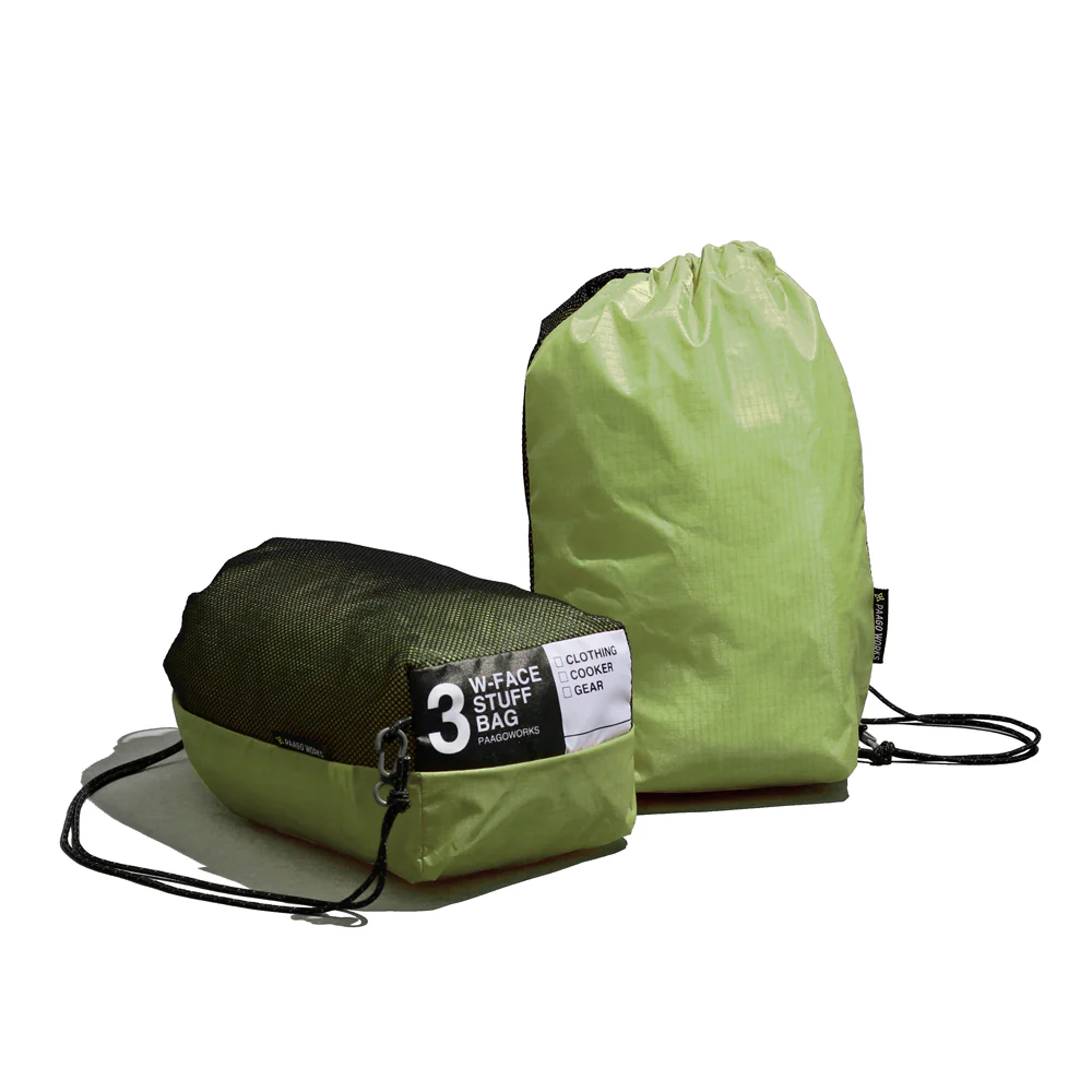 PaaGo works パーゴワークス ぱーごわーくす | W-FACEスタッフバッグ 3 / W-FACE STUFFBAG 3 Moss Green 