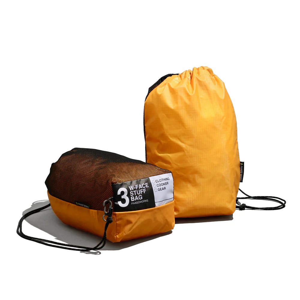 PaaGo works パーゴワークス ぱーごわーくす | W-FACEスタッフバッグ 3 / W-FACE STUFFBAG 3 Orange 
