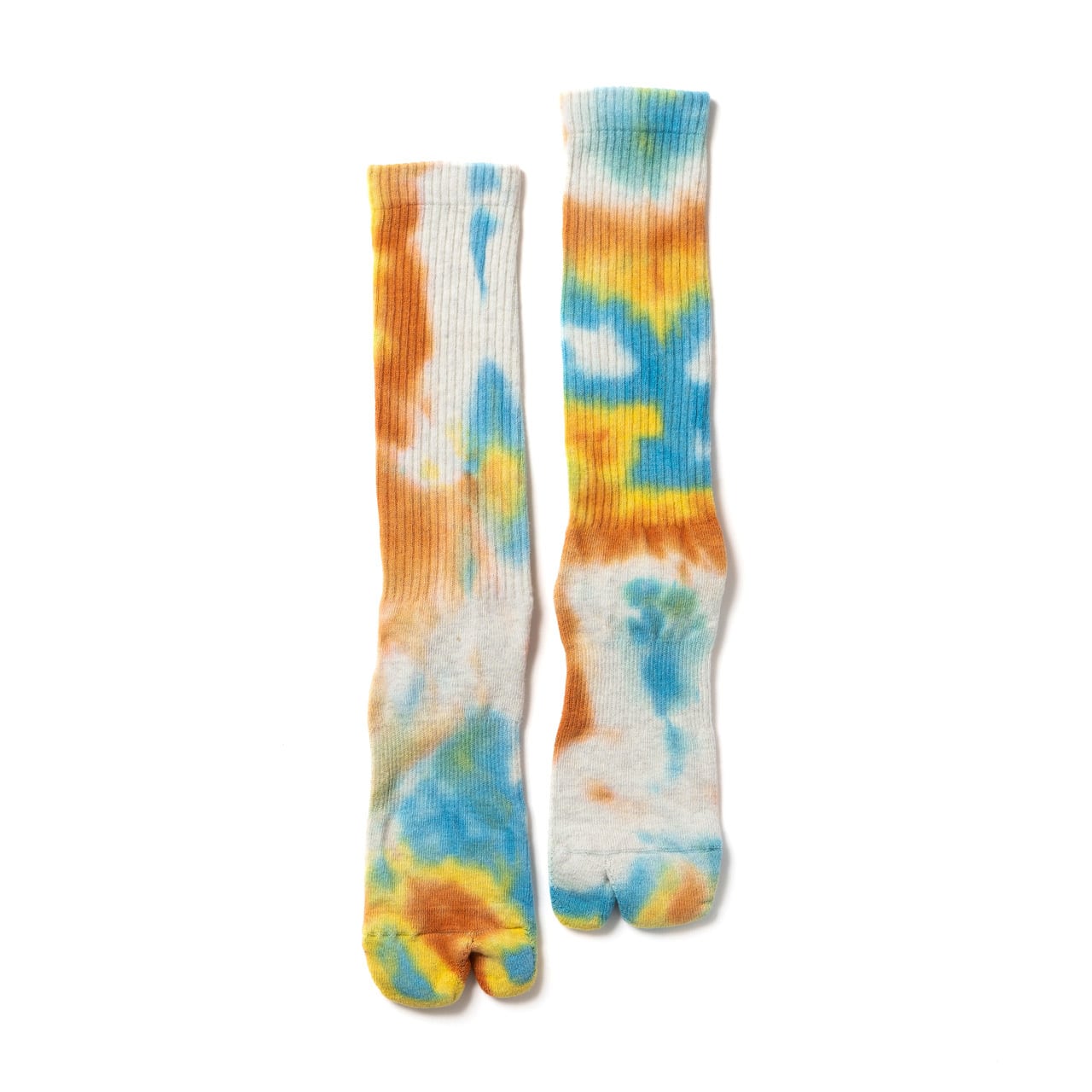 ノーダル /  NODAL（ノーダル） | Tie Dye Logo Socks（ユニセックス） / ND24X010OR－ML Orange ［25FW］
