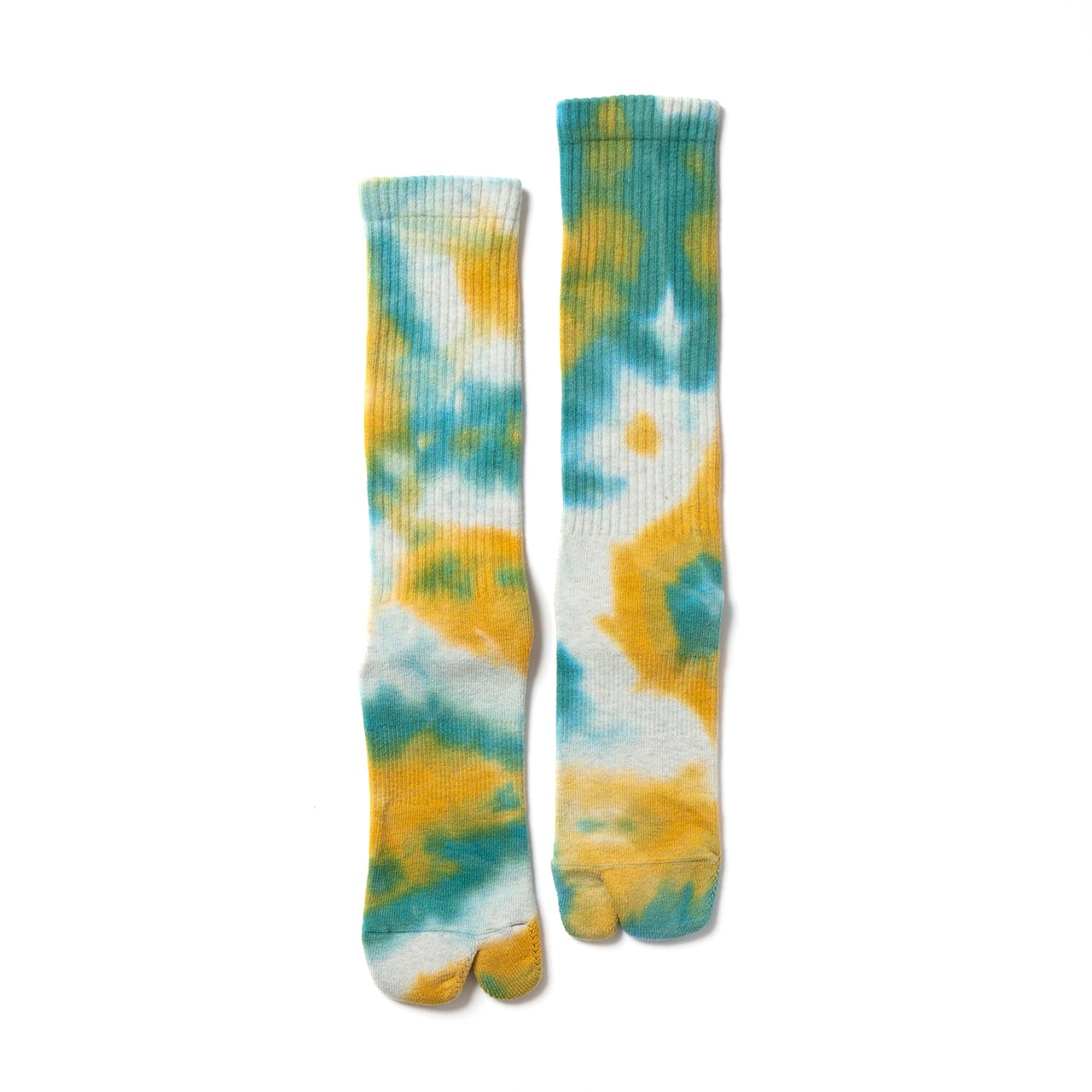 ノーダル /  NODAL（ノーダル） | Tie Dye Logo Socks（ユニセックス） / ND24X010GR－ML Green ［25FW］
