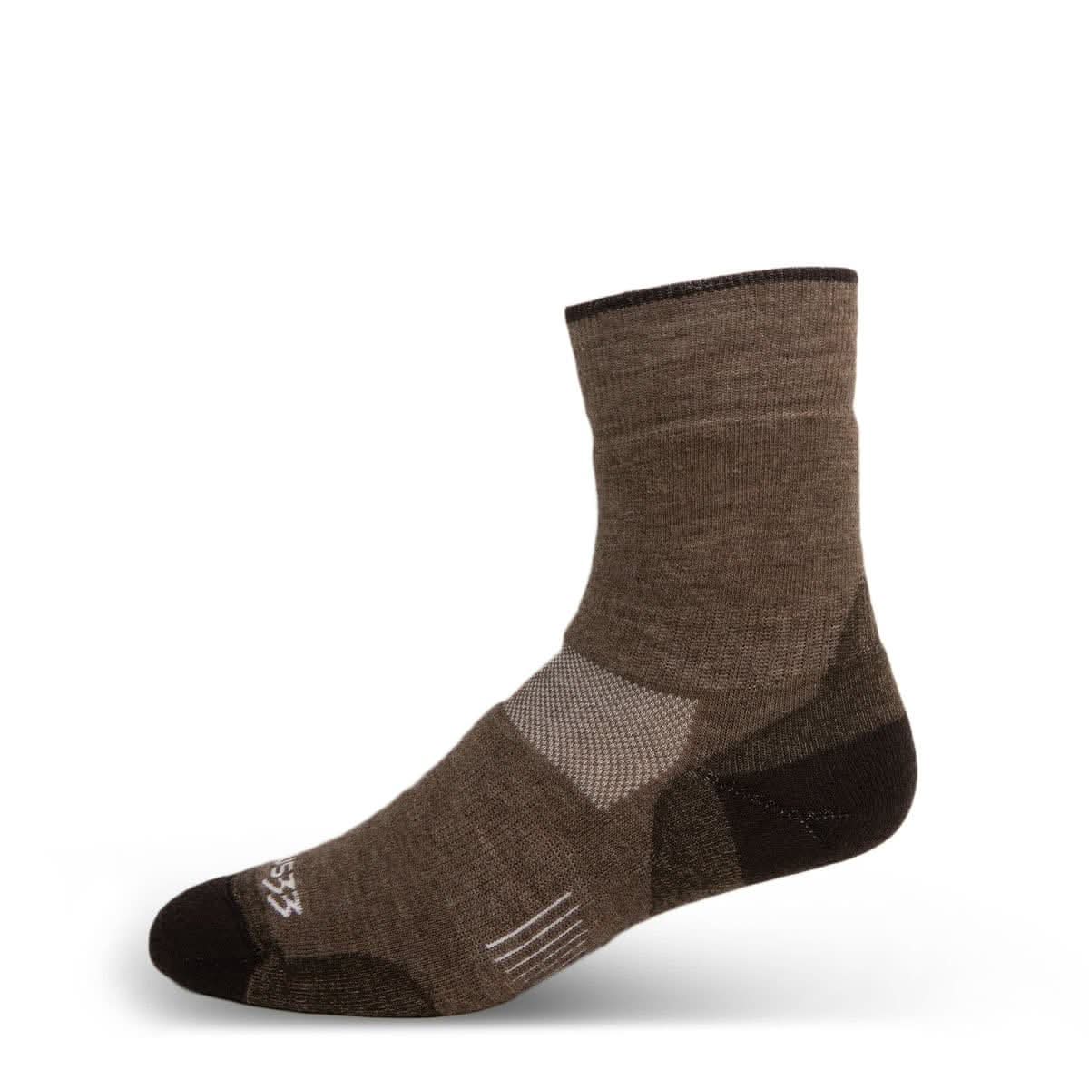 Lightweight Crew Wool Socks（ユニセックス） / S55 Coffee ［25FW］|マイナス33 / MINUS 33