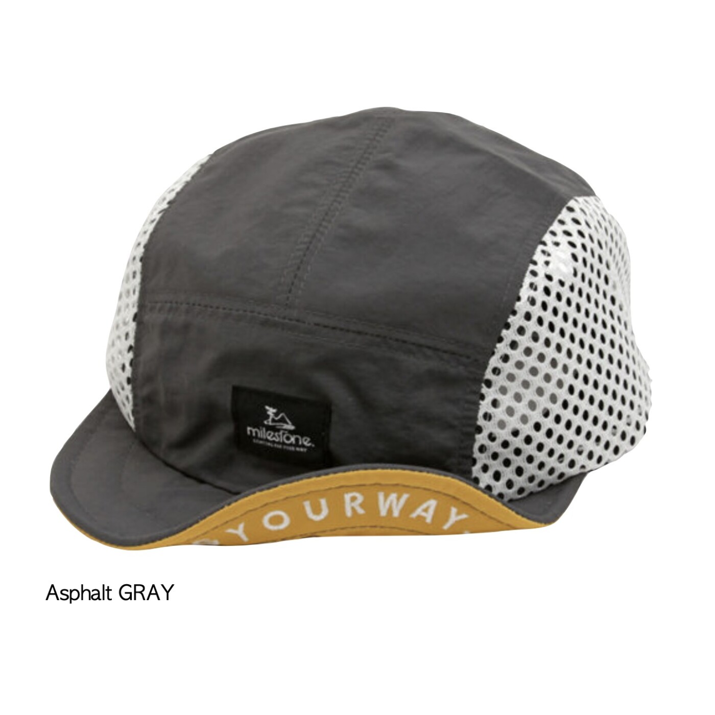 マイルストーン / milestone（マイルストーン） | milestone original cap MSC-010 / オリジナルキャップ アスファルトグレー ［25FW］