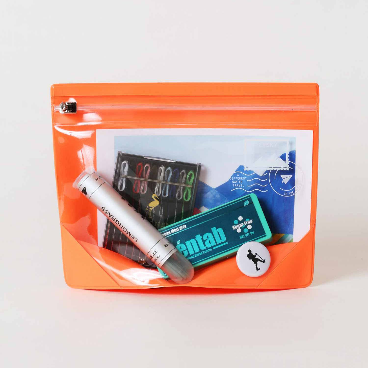 ペーパースカイ / PAPERSKY（ペーパースカイ） | PAPERSKY TOOLS フラットポーチ M / Flat Pouch M PS024 OR オレンジ ［25FW］