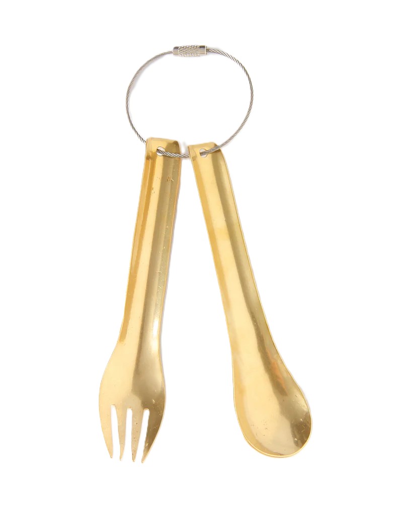 ペーパースカイ / PAPERSKY（ペーパースカイ） | PAPERSKY TOOLS 山カトラリー | Backpacker&#039; s Cutlery / PS070 真鍮 ［25FW］