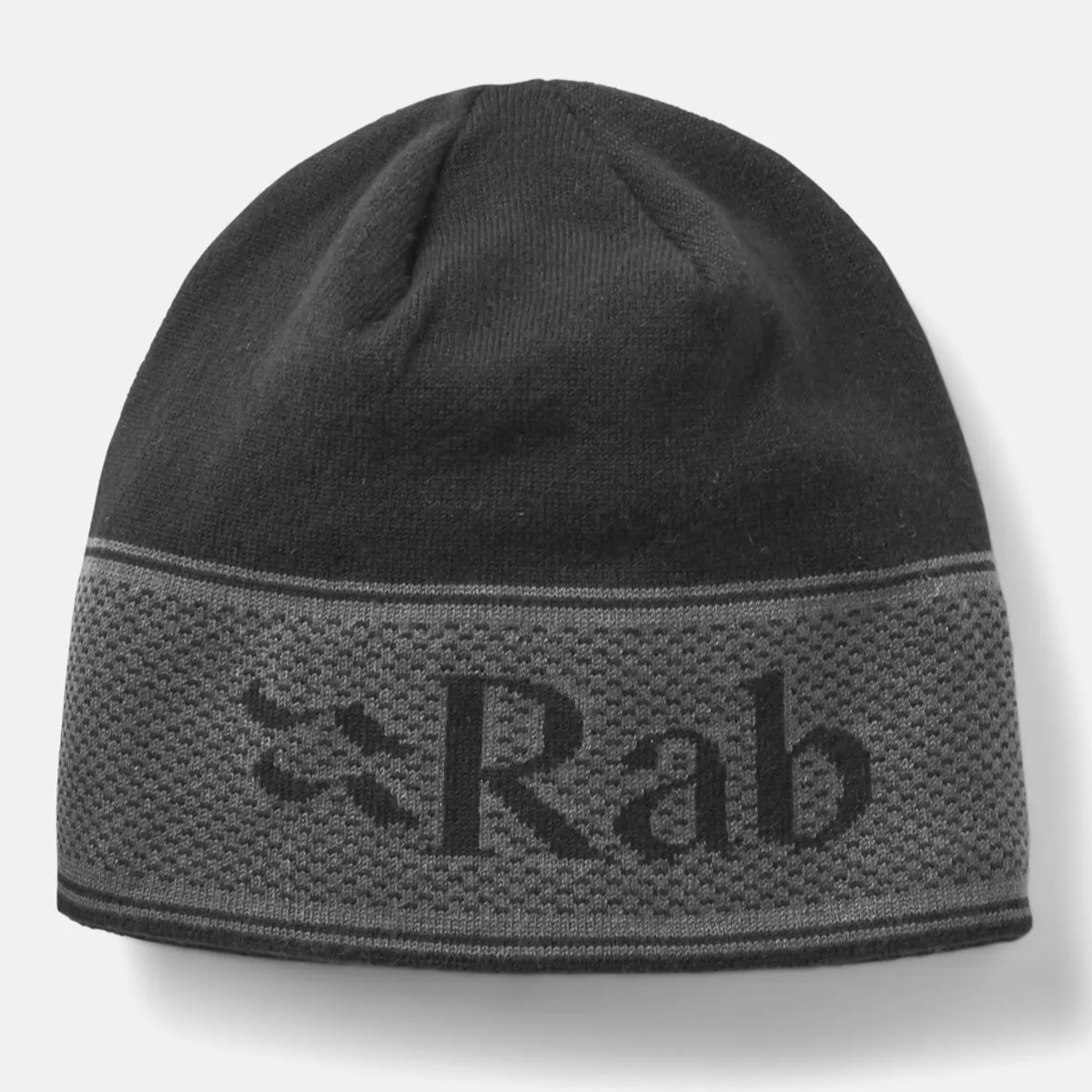 ラブ / Rab（ラブ） | ロゴバンドビーニー（ユニセックス） / Logo Band Beanie QAB-70 Black/Graphene ［25FW］