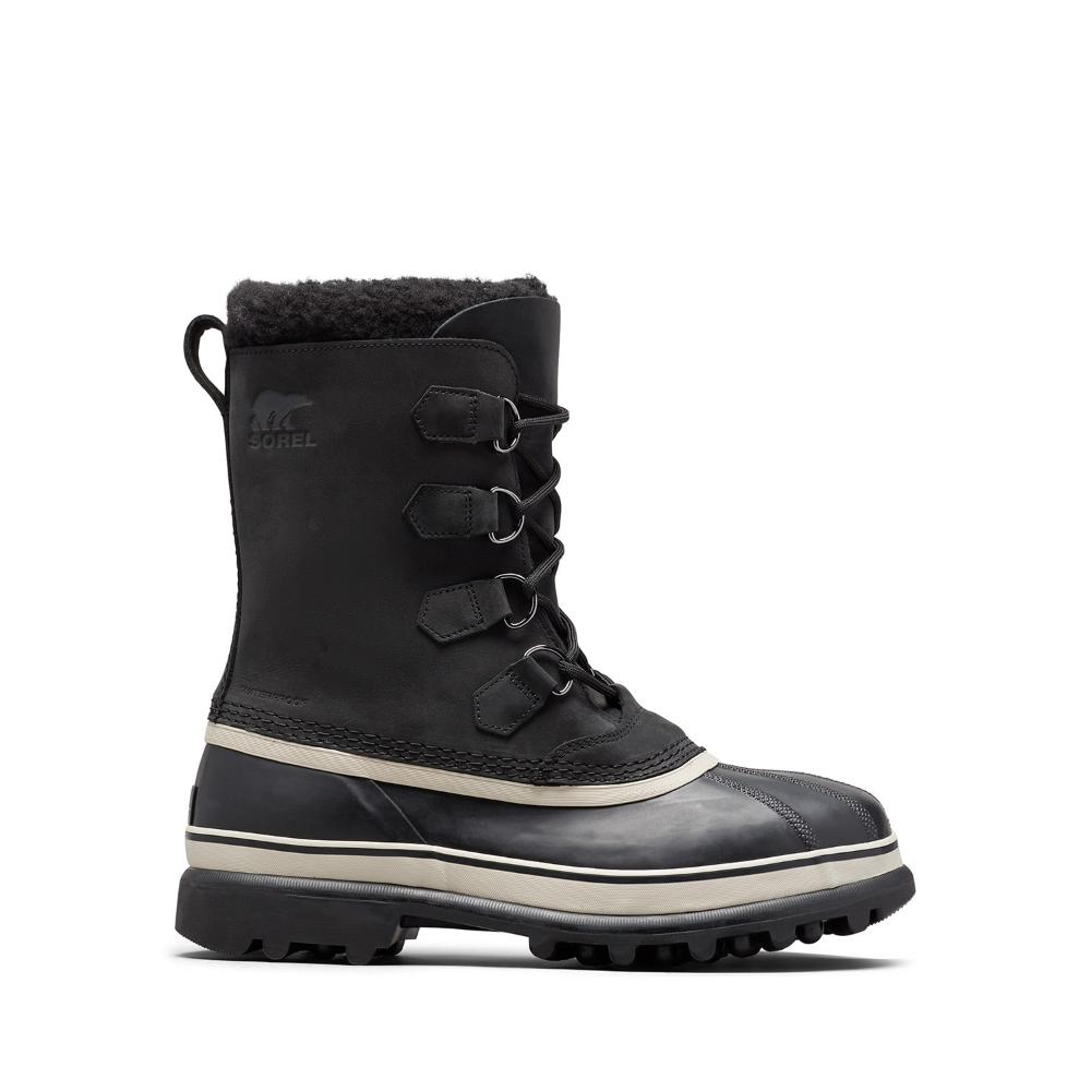 SOREL ソレル それる | メンズ カリブー ウォータープルーフ / CARIBOU WP NM1000 016 Black, Dark Stone