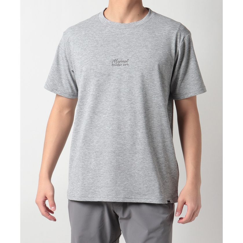 マーモット / Marmot（マーモット） | メンズ ラフ エンブロイダリー ハーフスリーブ クルー / TOMTJA47＿GYM