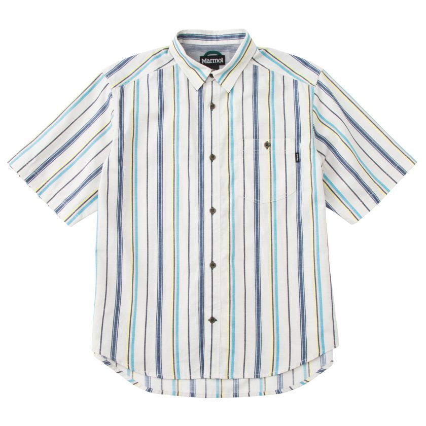 マーモット / Marmot（マーモット） | メンズ マーモット ストライプ ハーフスリーブ シャツ / STRIPE H/S SHIRT TOMTJA74 OFS