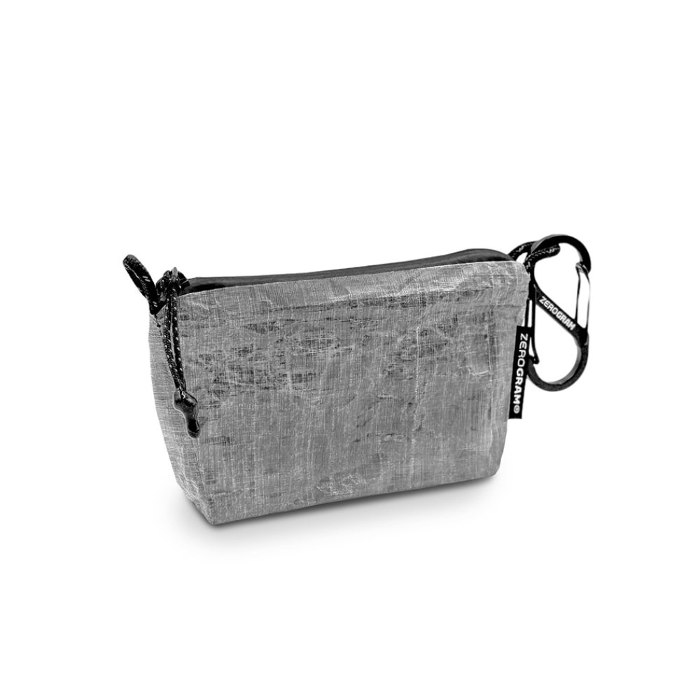 ゼログラム / ZEROGRAM（ゼログラム） | Hiker Wallet With Dyneema(R) / STONE GRAY 62964 SULウォレット 12g（カラビナ付）