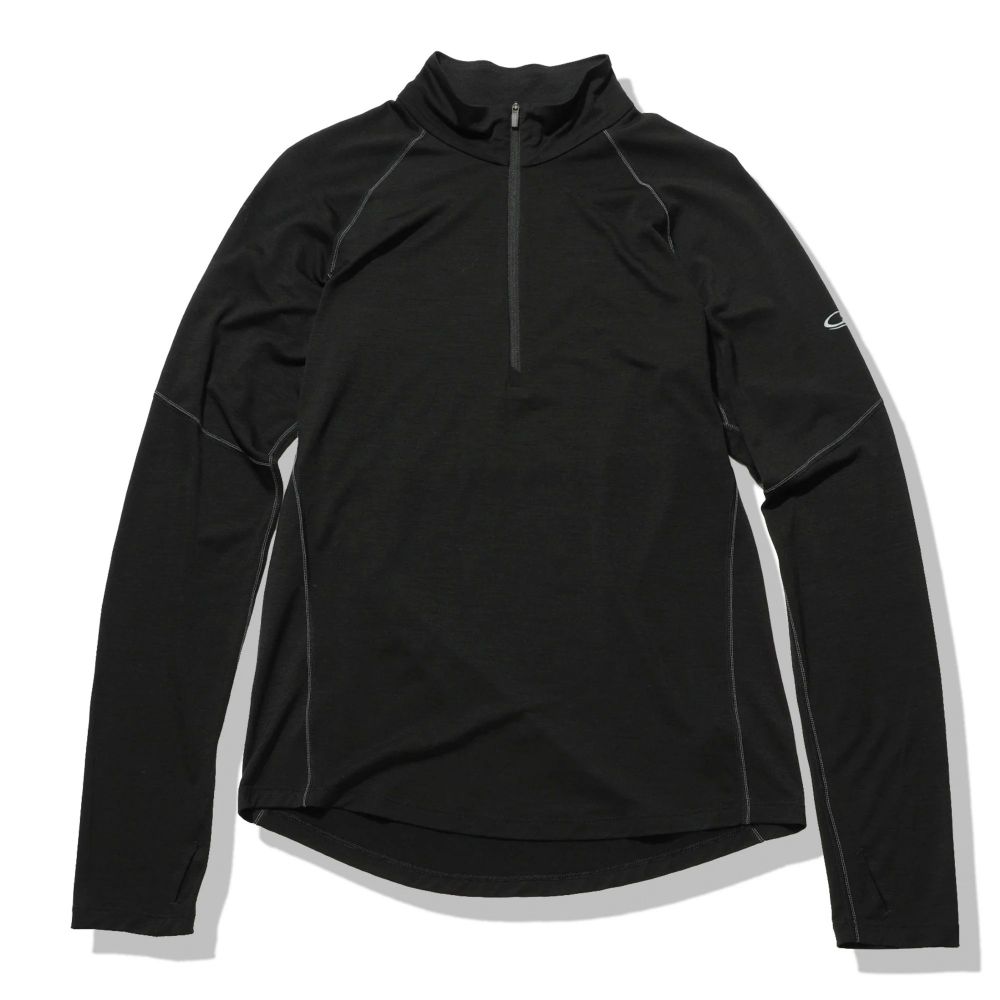 icebreaker アイスブレーカー あいすぶれーかー | 【クリアランス】 150 ゾーン ロングスリーブ ハーフジップ メンズ / M 150 ZONE LS HZ IZ15232 K 